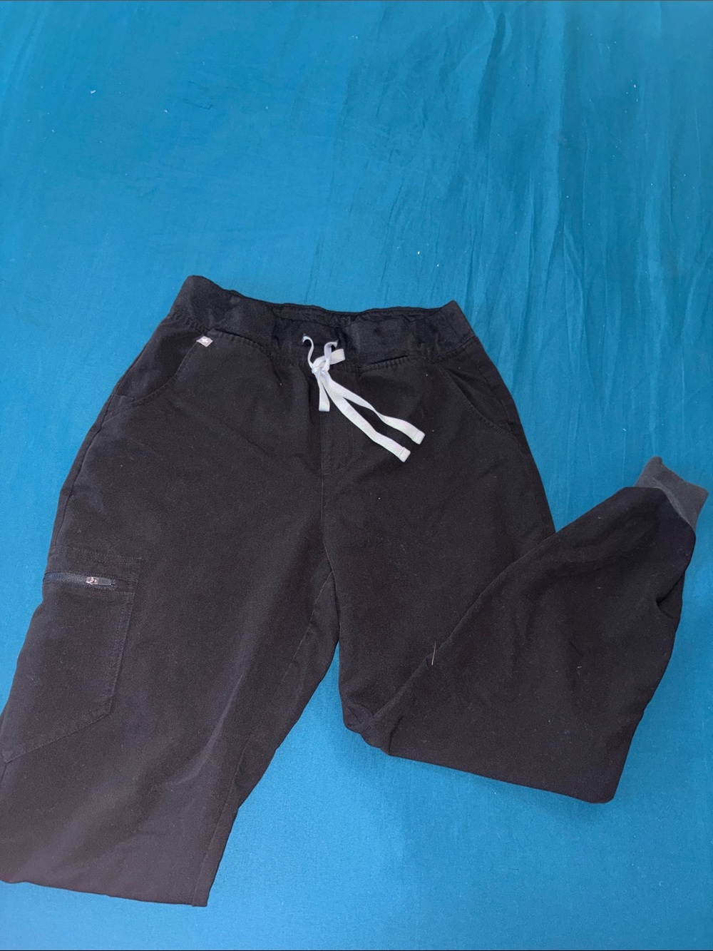 Women’s FIG Black Drawstring Jogger Pants